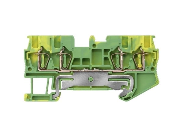 Siemens 8WH2004-0CE07 Maadoitusliitin Jousikuormitettu liitäntä Vihreä-keltainen 1 kpl