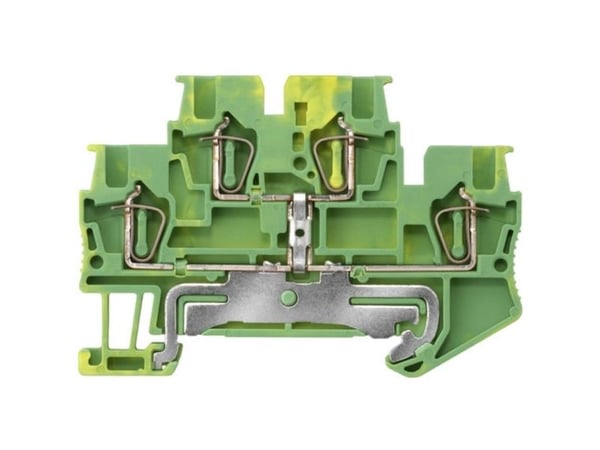 Siemens 8WH2020-0CE07 Kaksikerroksinen suojajohdinliitin Jousiliitäntä Vihreä-keltainen 1 kpl