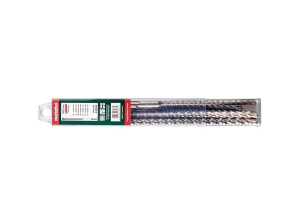 Metabo 626246000, Iskuporakone, Poranteräsetti, Oikeanpuoleinen kierto, Karbidi, SDS Plus, Ruostumaton teräs