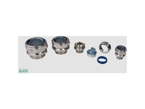 HELUKABEL 908479, Nikkeli, Messinki, 2 kpl, M50x1.5, IP67, -45 - 105 °C
