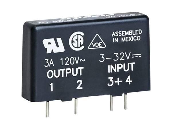 Crydom halvlederrelé MP240D4 4 A koblingsspenning (max.): 280 V/AC veksel ved nullspenning, 1 stk