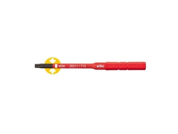Wiha håndverktøy, 1 stk, Torx, T25, 5,5 Nm, 7,5 cm, 9 g