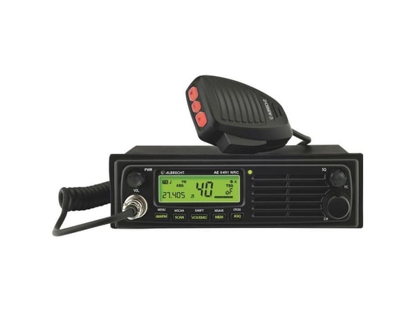 Albrecht AE 6491 NRC, DC, 188 mm, 137 mm, 57 mm, LCD, Bil CB-radio