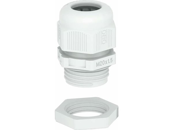 OBO Bettermann V-TEC VM25+ LGR 2022768 Kaapeliläpivienti 1,5 mm Muovi , PA Vaaleanharmaa 25 kpl