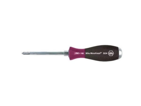 Wiha MicroFinish skruetrækker, Phillips PH1 x 80 mm