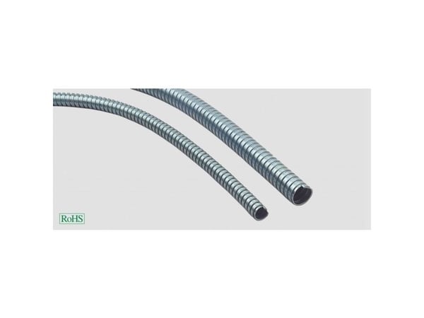 HELUKABEL 97023, Taipuisat metalliputket (FMT), Terästä, 220 °C, RoHS, 50 m, 1 cm