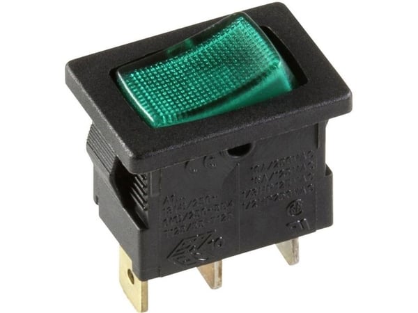 interBär 3631-850.22 Keinukytkin 3631-850.22 250 V/AC 10 A 1 x Off/On Klikkaava 1 kpl