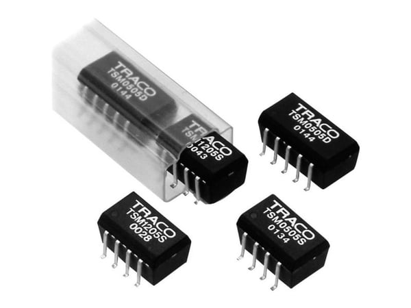 TracoPower TSM 2405D DC/DC-muunnin, SMD 24 V/DC 5 V/DC 200 mA 1 W Lähtöjen lukumäärä: 1 x