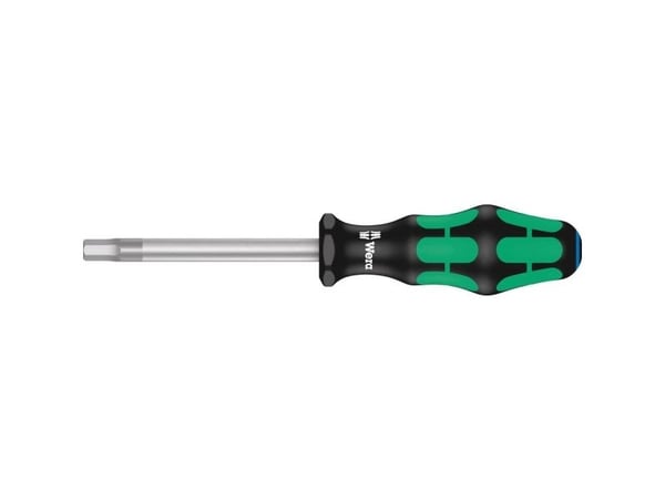 Wera 354 Workshop kuusiokoloruuvinväännin Avaimen leveys: 6 mm Terän pituus: 80 mm Mitat, pituus: 185 mm