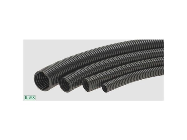 HELUKABEL 920178, Joustava metalliton johdin (FNC), Musta, 130 °C, RoHS, 25 m, 5,34 cm