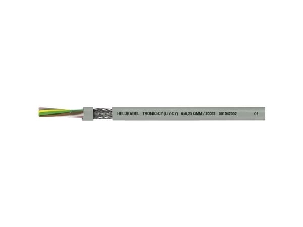 HELUKABEL 16003 Datakaapeli LiYCY 3 x 0,50 mm² Harmaa 100 m, Pienjännitekaapeli, Harmaa, Polyvinyylikloridi (PVC), Polyvinyylikloridi (PVC), Cooper...