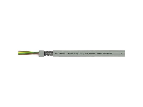 HELUKABEL 20001, Pienjännitekaapeli, Harmaa, Polyvinyylikloridi (PVC), Cooper, 0,14 mm², 12 kg/km