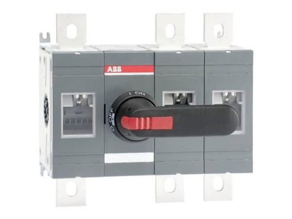 ABB OT630E12P, Kiertokytkin, 3P, Langallinen, Muovi, Musta, IP65