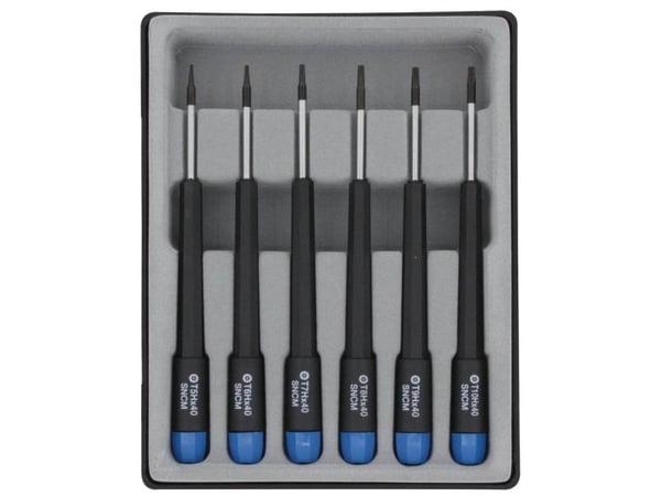 Donau Elektronik T-profil dreier med innvendig hull (6 deler) 280-68