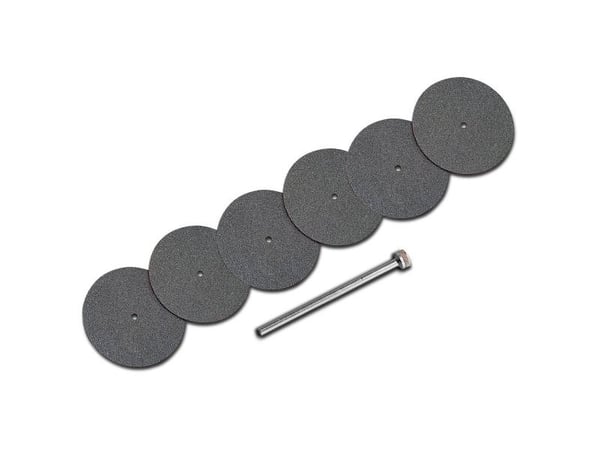 Donau Elektronik kappskiver rette, 22 mm 1,7 mm, 6 stk