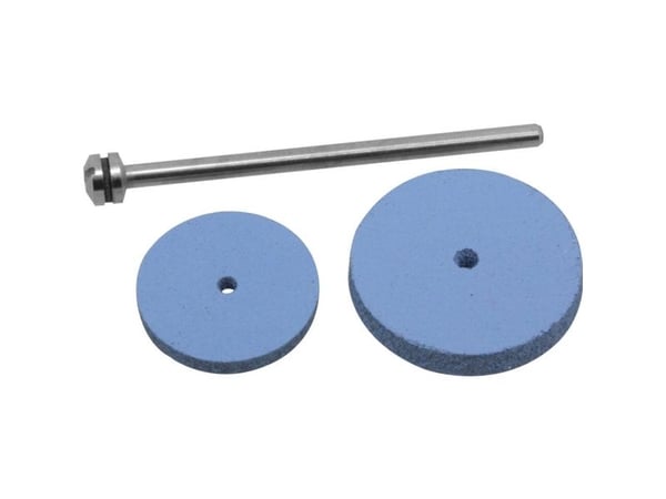 Donau Elektronik 1606 2 silikonpoleringsskiver Ø 17 + 22 mm med stift 1 stk