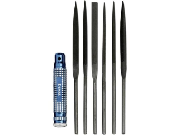 Donau Elektronik M60 Profiline nålefilsett 7 deler med metallholder 160 mm 1 stk