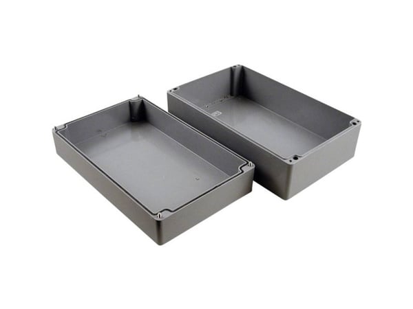 Hammond Electronics 1590ZGRP244 universal-kapsling 400 x 250 x 160 Polyester grå (1 stk.)