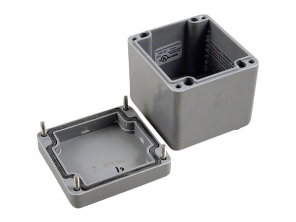 Hammond Electronics 1590ZGRP084 universal-kabinett 80.5 x 75.5 x 75 polyester grå, 1 stk