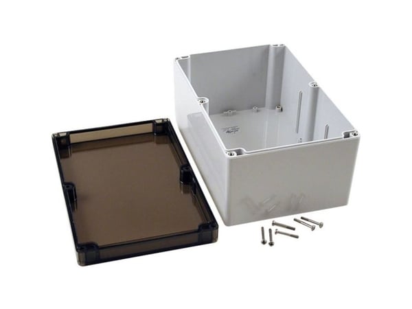 Hammond Electronics 1554VB2GYSL Universalskap 240 x 160 x 120 Polykarbonat Grå 1 stk