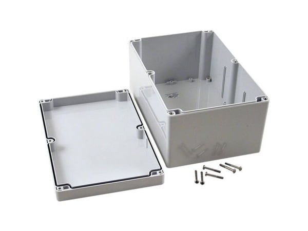 Hammond Electronics 1554VB2GY Universalskap 240 x 160 x 120 Polykarbonat Grå 1 stk