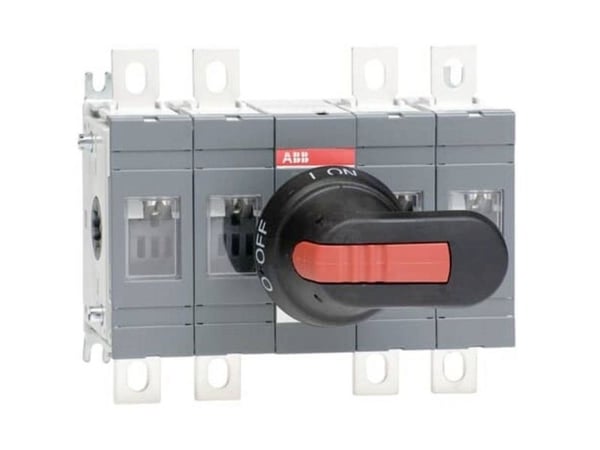 ABB OT200E22P, Kiertokytkin, 4P, Langallinen, Muovi, Musta, IP65