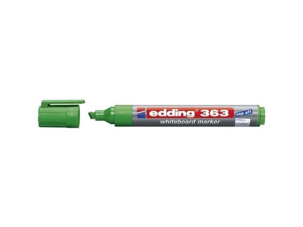 Edding 363 whiteboardmarker, sned spets, grön