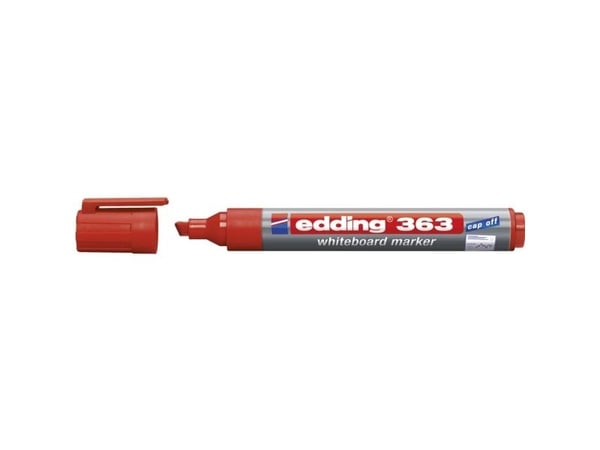 edding 363 board - Markør - for brett - rød - fargeblekk - 1-5 mm