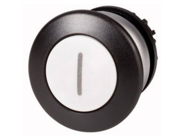 Eaton M22-DP-W-X1, Pushbutton switch, Svart, Vit, IP66, IP67, IP69, 36,5 mm, 36,5 mm, -25 - 70 ° C