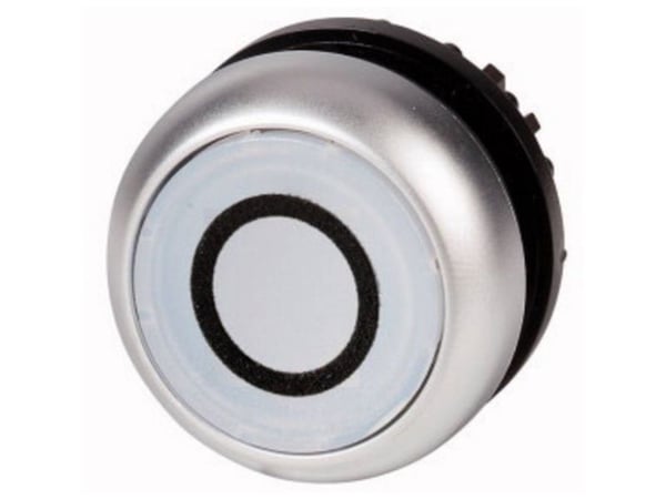 Eaton M22-DL-W-X0, Painikekytkin, Musta, Metallinen, Valkoinen, IP66, IP67, IP69, 29,7 mm, 29,7 mm, -25 - 70 °C