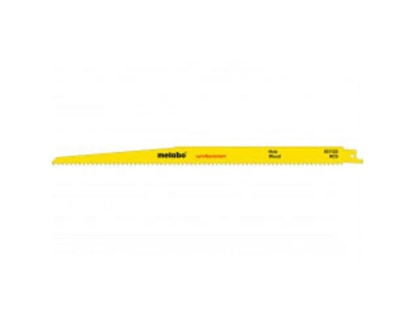 Metabo 631472000, Sabelsagblad, Tre, High Carbon Steel (HCS), Hvit, Gult, 4 mm, 1,25 mm