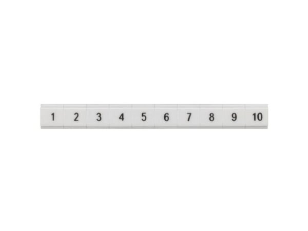 Siemens Schild 8WH8121-3AB55 flach längs 51-60 Gr.ZBF6, Vit, 0,1 g, 10 mm, 6 mm, 2 mm