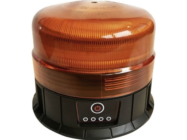 Berger & Schröter rotorblink akku LED RKL 12/24VR65 20288 | batteridrevet | magnet-/skrue-/sugefot | oransje