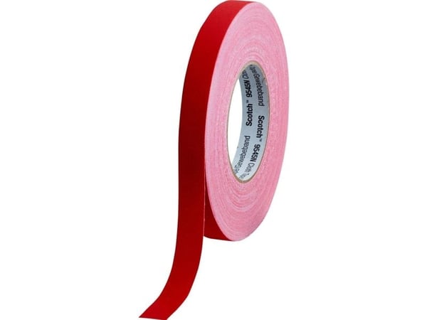 Kyllästetty kangasteippi 19 mm x 50 m punainen 9545N (9545NR19)