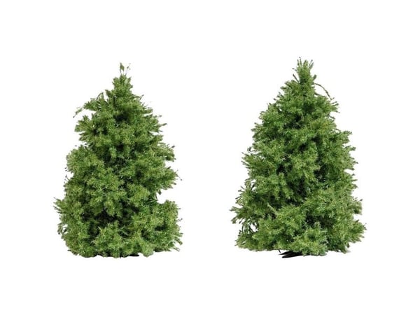 Busch 6122 Tre lerketre 60 til 60 mm grønn 2 stk