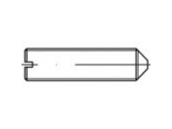 TOOLCRAFT TO-5448201 gjengekran M6 8 mm messing 100 stk