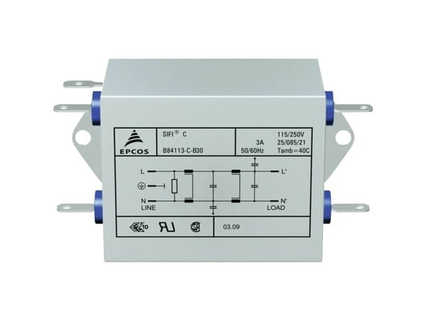 TDK B84113CB110 Melusuodatin liekinkestävä 250 V/AC 10 A 3,6 mH (L x S x K) 159 x 50,8 x 44,5 mm 1 kpl 1 kpl