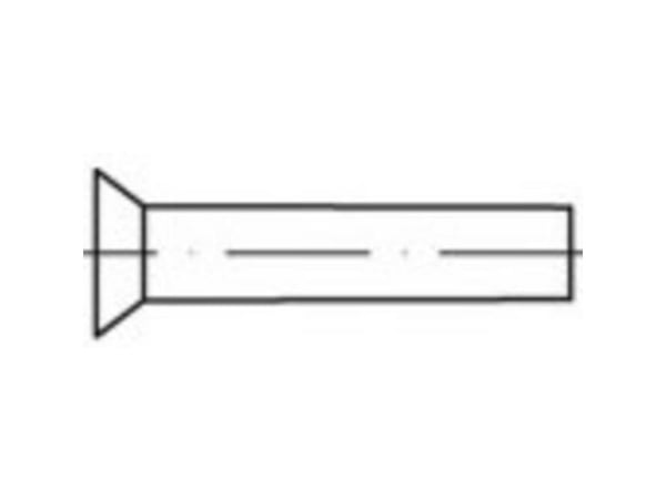 TOOLCRAFT TO-5448933 senkespiker 5 mm, 250 stk