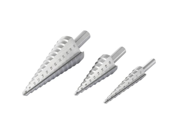 TOOLCRAFT TO-6802569 HSS-stegsborrsats 3x 4 - 20 mm, 4 - 12 mm, 6 - 30 mm 1 st