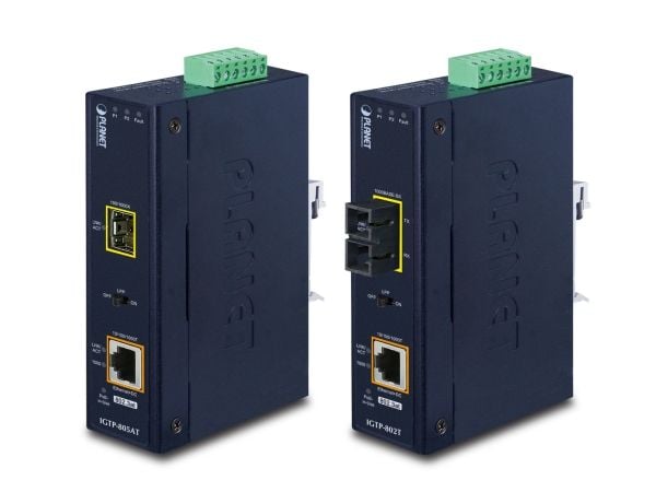 PLANET IGTP-805AT - Fibermedieomformer - 1GbE - 10Base-T, 1000Base-LX, 1000Base-SX, 100Base-TX, 1000Base-T - SFP (mini-GBIC) / RJ-45