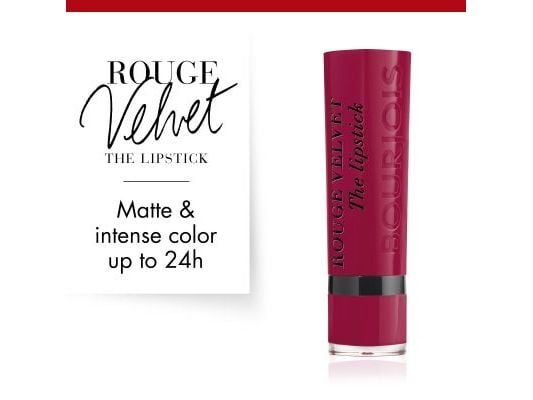 Bourjois Rouge Velvet The Lipstick Bullet Lipstick 1 Magni-Fig Purples, 2.4g