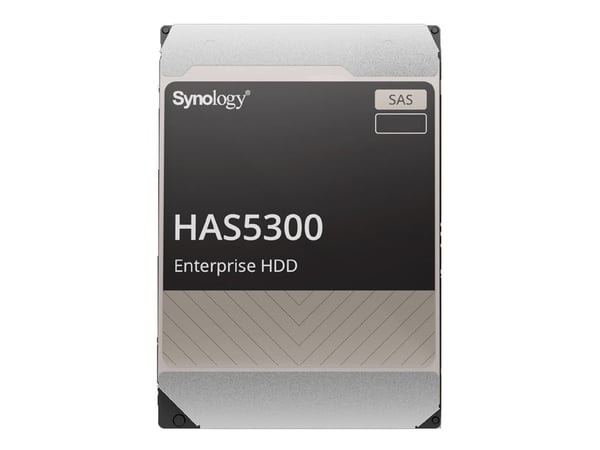 Synology HAS5300 - Harddisk - 12 TB - intern - 3.5" - SAS 12Gb/s - 7200 rpm - buffer: 256 MB - for Synology SA3200D, SA3400, SA3600; High Density H...