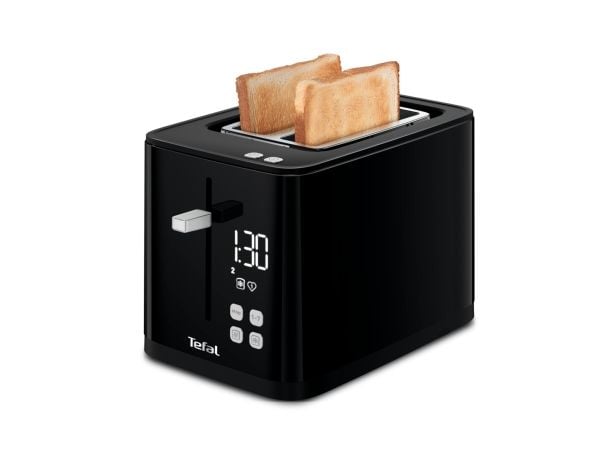 Tefal TT6408, 2 skiver, Svart, Berøringskontroll, 850 W, 167 mm, 240 mm