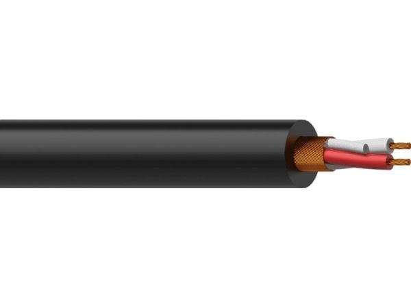 Procab MC305 - Bulk mikrofonkabel - 0,23 mm² - 100 m - skärmad - svart