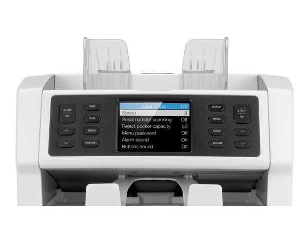 Safescan 2985-SX pengetellemaskin for alle valutaer Grå
