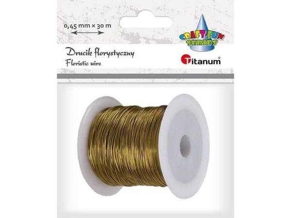 WIRE DECOR 045MM/30M GOLD.PJ499 339369