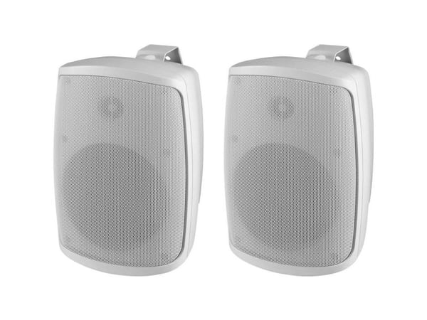 Monacor WALL-04T/WS, 2-veis, hvit, plast, 60 W, 8 ohm (O), 87 dB