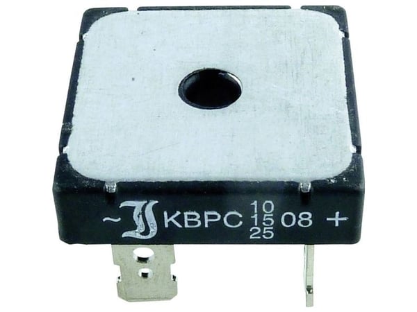 Diotec KBPC10/15/2504FP Broensretter KBPC 400 V 25 A Enkeltfaset