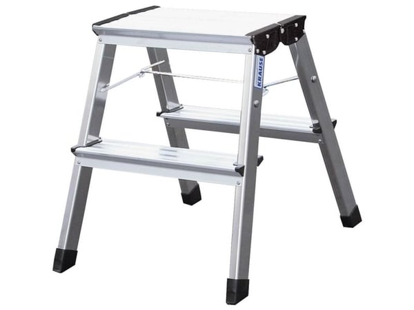 Monteringsstige i aluminium, sammenleggbar arbeidshøyde maks. 2,45 m MONTO Treppy (130013)