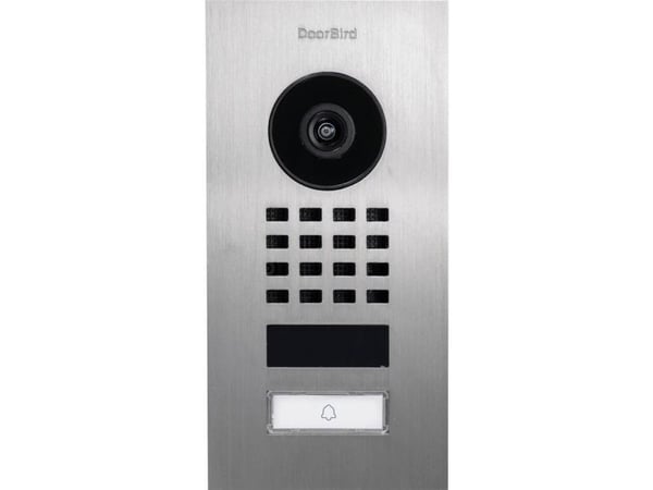 DoorBird DoorBird D1101V IP video dørstasjon innfelt rustfritt stål V2A